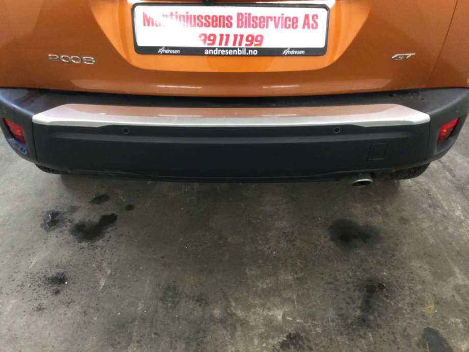 Støtfanger bak til Peugeot 2008 2019-->> (Type II)  (PEUGEOT|)