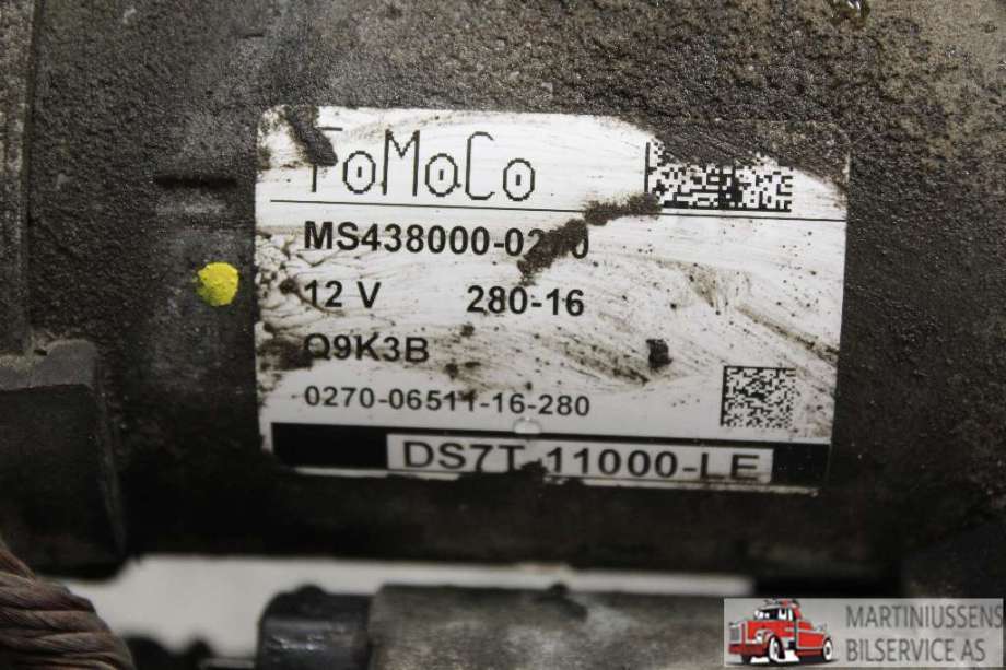 Starter diesel til Ford Mondeo 2014-2019 (Type V, Fase 1)  (FORD||DS7T 11000-LE)