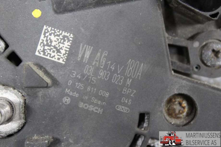 Dynamo til VW Touran 2015-2021 (Type II)  (VOLKSWAGEN||03L 903 023 M)