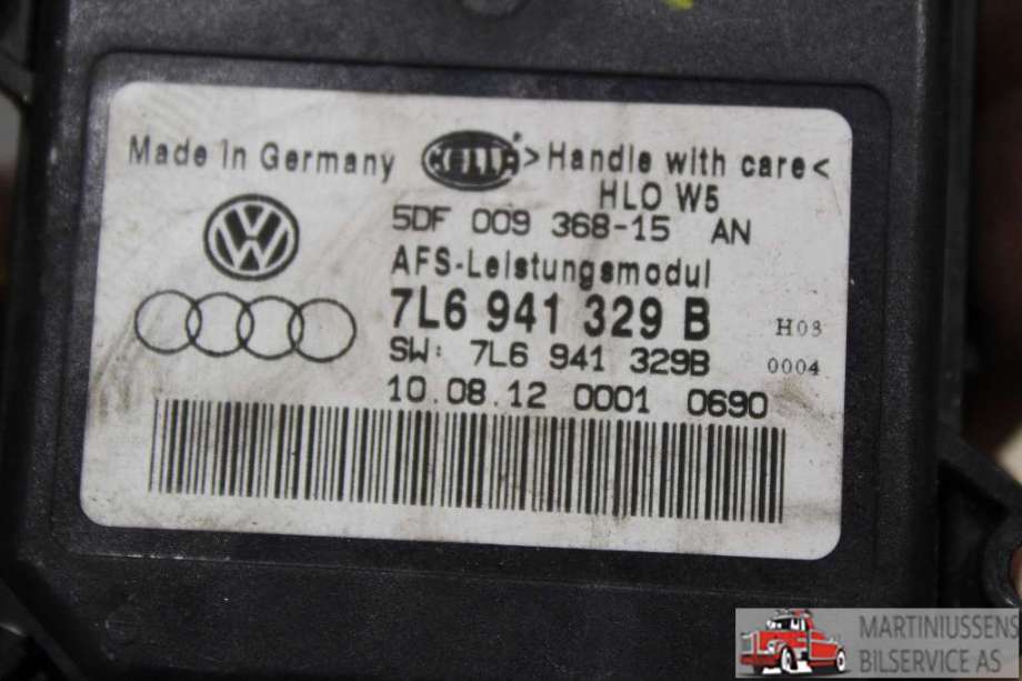 Styreenhet diverse til Škoda Octavia 2009-2013 (Type II, Fase 2)  (SKODA||7L6 941 329 B)