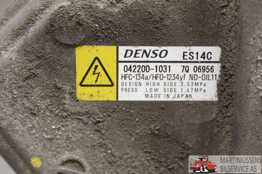 Aircondition kompressor til Toyota Auris 2013-2015 (Type II, Fase 1)  (TOYOTA||042200-1031)