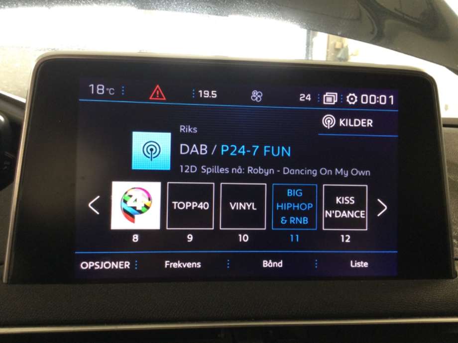 Multimedia display (MCU - Media Controller Unit) til Peugeot 5008, 2017-->> (Type II)  (PEUGEOT|)