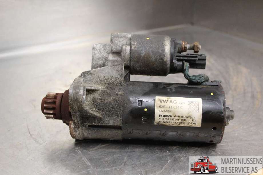 Starter diesel til VW Transporter / Caravelle 2015-2019 (T6) (T6) (VOLKSWAGEN||02E 911 024 C)