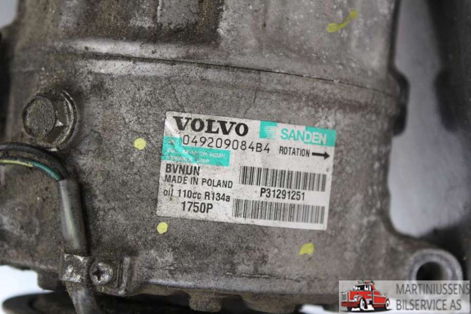 Aircondition kompressor til Volvo V40 2012-2019  (VOLVO|P31291251|)