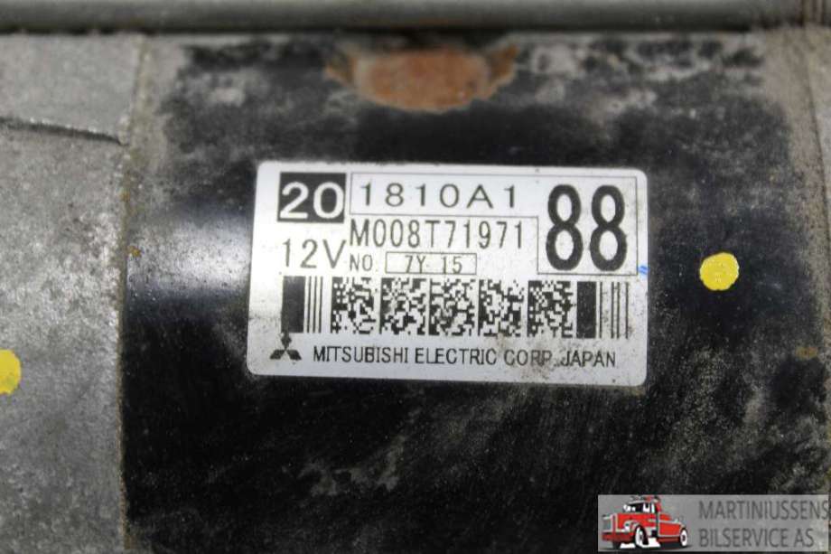 Starter diesel til Mitsubishi ASX 2010-2019  (MITSUBISHI|M008T71971|)
