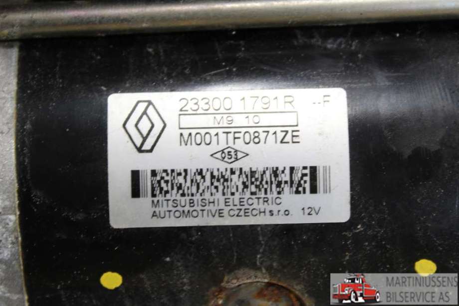 Starter diesel til Renault Trafic 2014-->>  (Renault||23300 1791R)