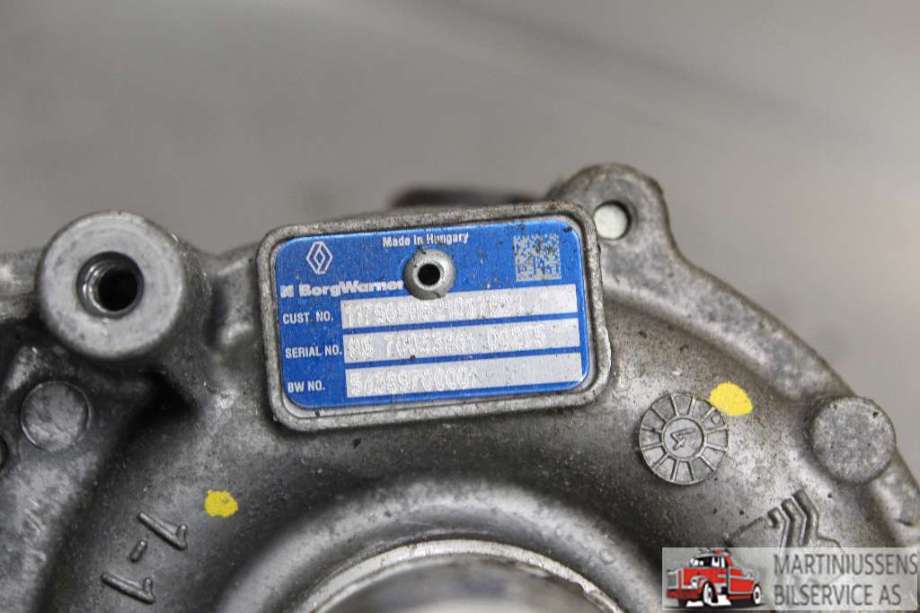 Turbo til Nissan Qashqai 2014-2021 (Type II)  (NISSAN||54389700001)