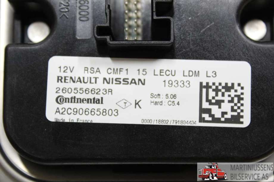 Styreenhet xenon/ballast til Renault Trafic 2014-->>  (Renault||260556623R)