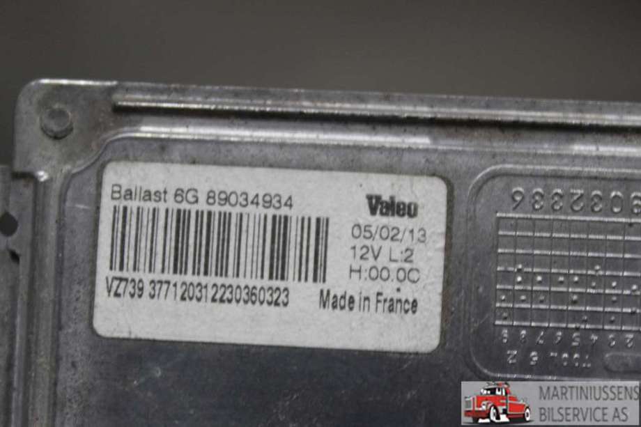 Styreenhet xenon/ballast til Peugeot 3008 2009-2016 (Type I)  (PEUGEOT|89034934||6G 89034934)