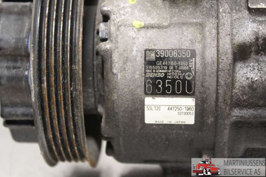 Aircondition kompressor til Opel Corsa E 2015-2019  (OPEL|44720-1960|)
