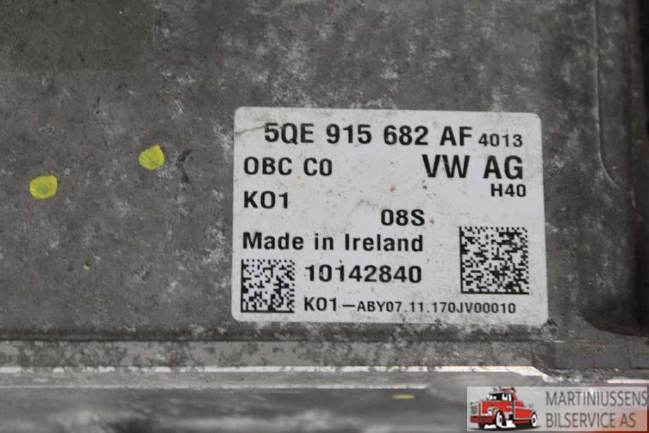 Batterilader (OBC - On Board Charger) til VW e-Golf 2017-2020 (Fase 2)  (VOLKSWAGEN||5QE 915 682 AF)