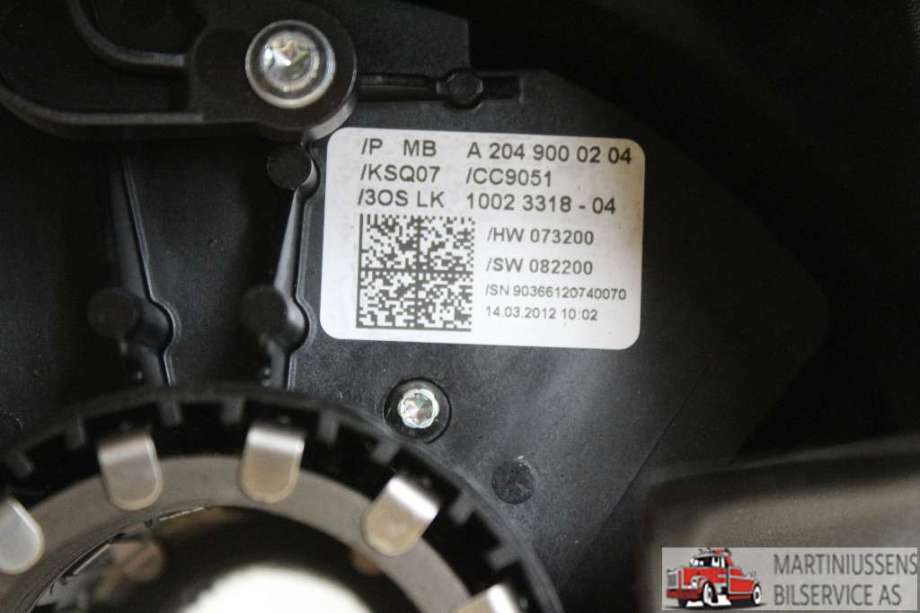 Airbag slepering til Mercedes GLK 2008-2015 (X204) (X204) (MERCEDES||A 204 900 02 04)