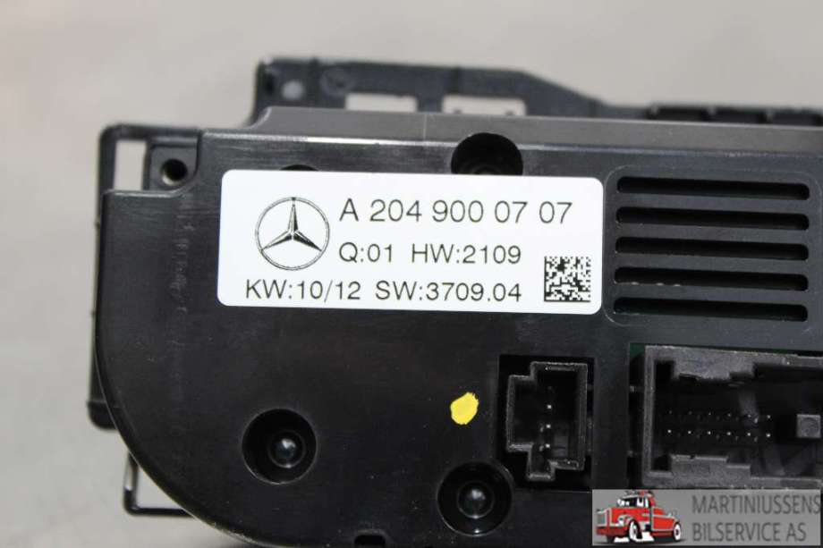 Varmeapparat betjening til Mercedes GLK 2008-2015 (X204) (X204) (MERCEDES||A 204 900 07 07)