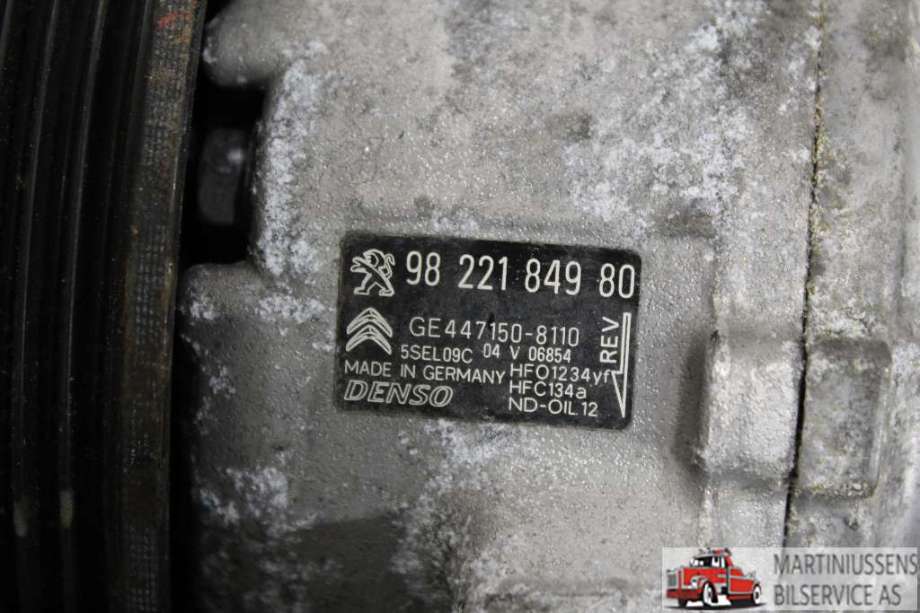Aircondition kompressor til Peugeot 2008 2013-2019 (Type I)  (PEUGEOT||9822184980)