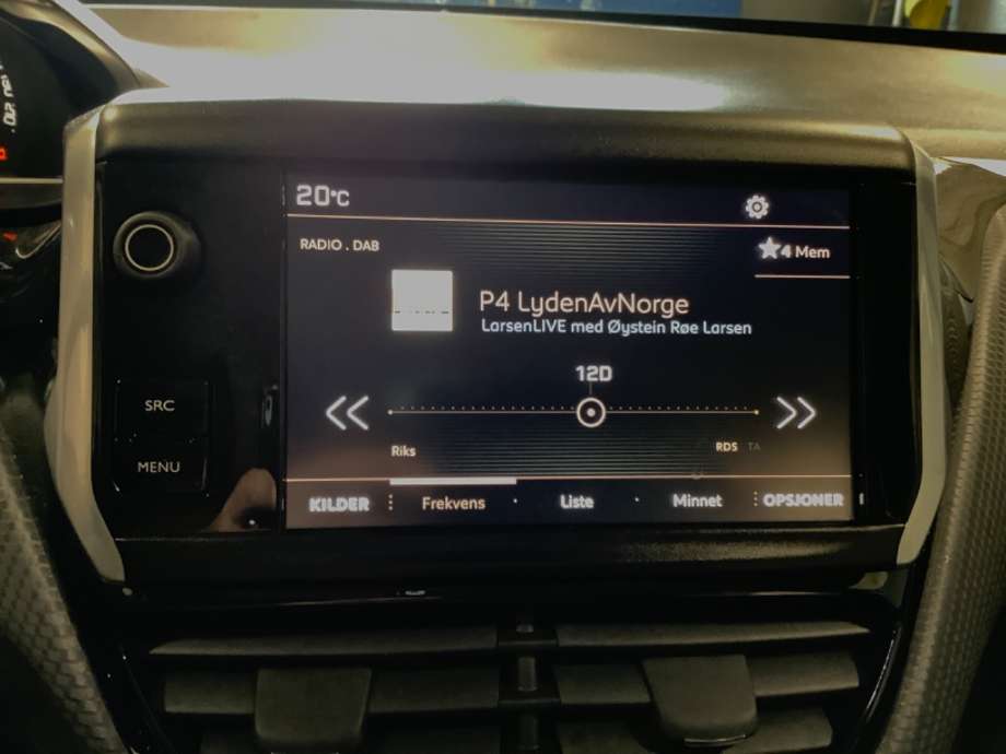Multimedia display (MCU - Media Controller Unit) til Peugeot 2008 2013-2019 (Type I)  (PEUGEOT||98250 291 80-00)