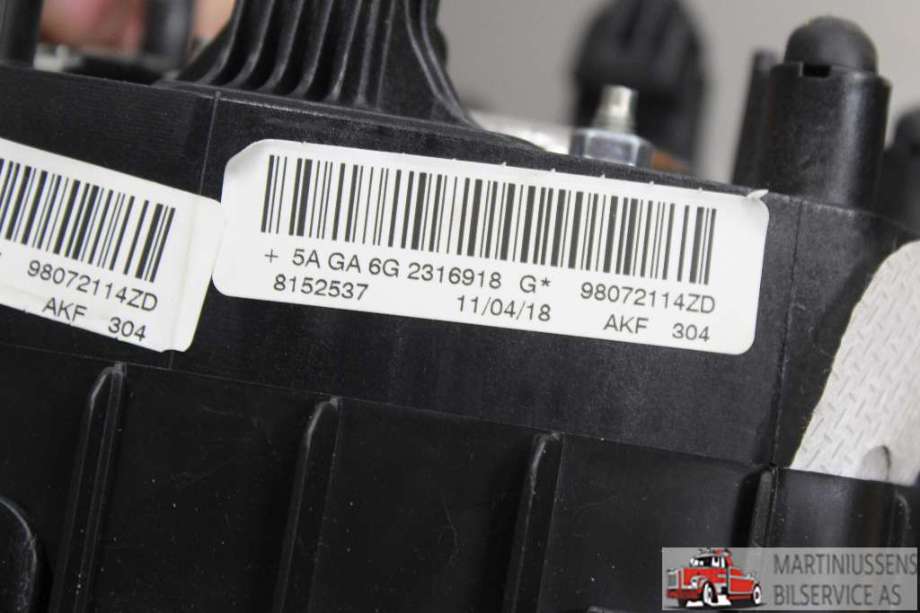 Airbag rattpute til Peugeot 2008 2013-2019 (Type I)  (PEUGEOT||98072114ZD)