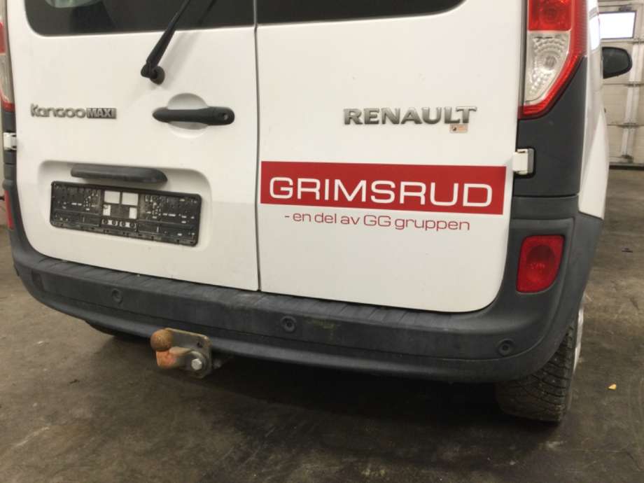 Støtfanger bak til Renault Kangoo, 2008-2021 (Type II)  (RENAULT|)