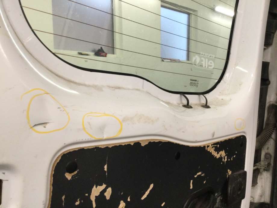 Dør venstre bak varebil til Renault Kangoo 2008-2021 (Type II)  (RENAULT|)