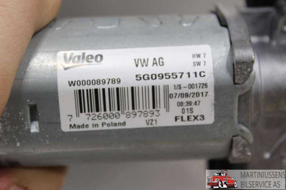 Viskermotor bakrute til VW e-Golf 2017-2020 (Fase 2)  (VOLKSWAGEN||5G0955711C)