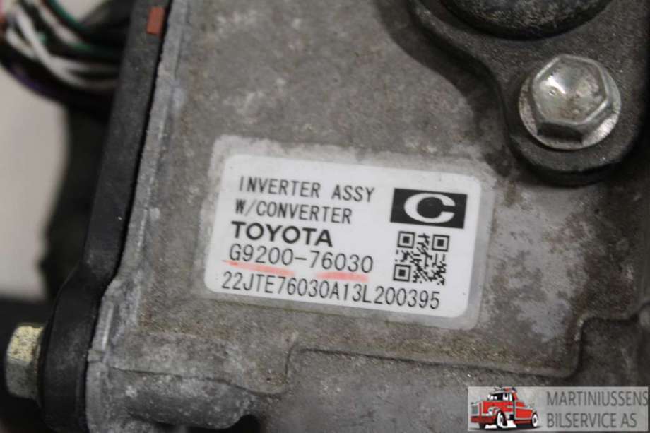 Inverter elbil til Toyota Auris 2013-2015 (Type II, Fase 1)  (TOYOTA||G9200-76030)