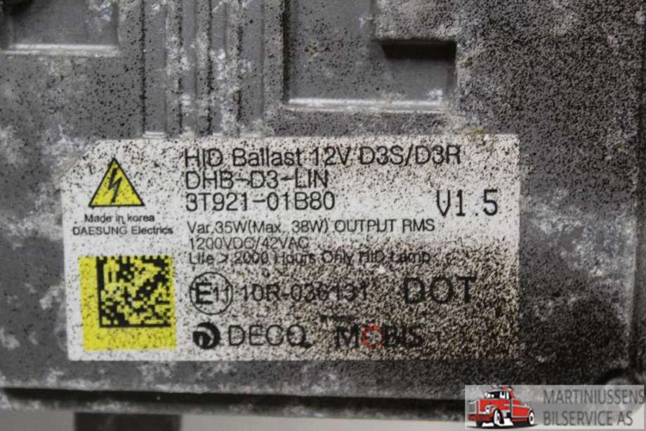 Styreenhet xenon/ballast til Hyundai i30 2012-2017 (Type II)  (HYUNDAI||3T921-01B80)