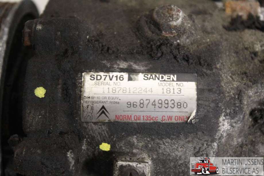 Aircondition kompressor til Citroën Jumpy 2007-2016 (Type II)  (CITROEN||9687499380)
