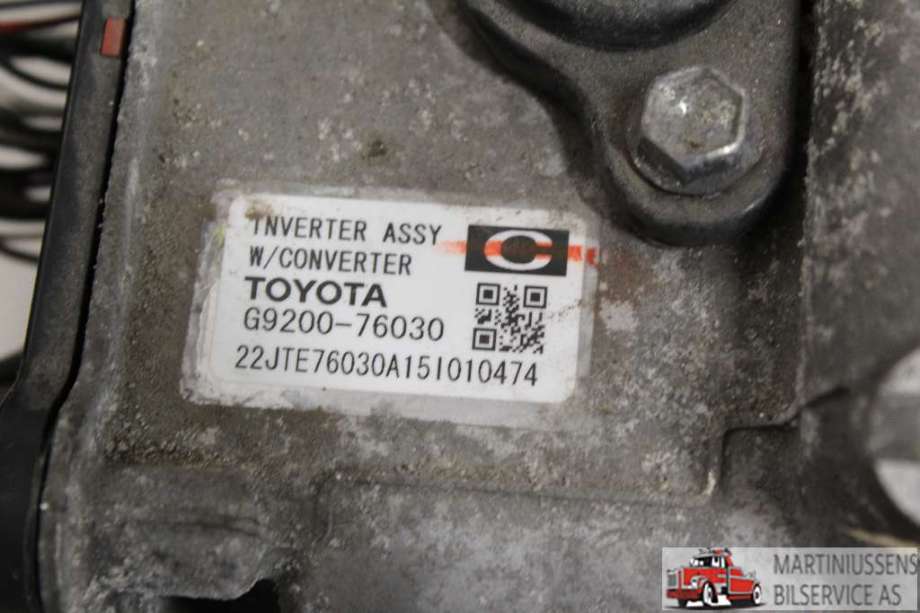 Inverter elbil til Toyota Auris 2015-2019 (Type II, Fase 2)  (TOYOTA||G9200-76030)