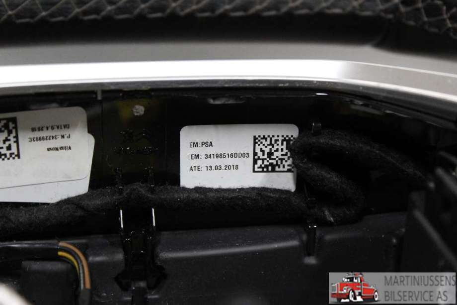Ratt til Peugeot 5008 2017-->> (Type II)  (PEUGEOT||34198516DD03)