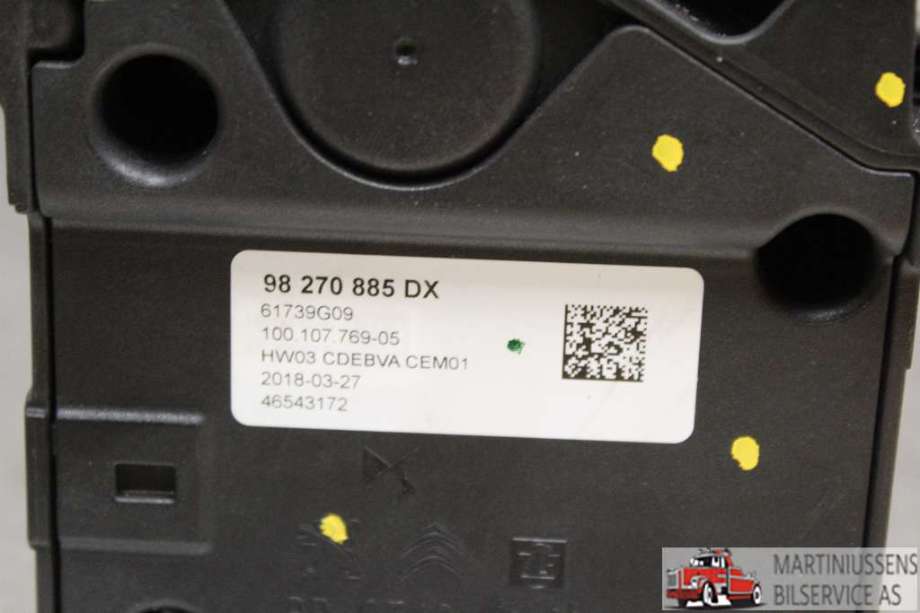Girstang/girvelger automat til Peugeot 5008 2017-->> (Type II)  (PEUGEOT||98 270 885 DX)