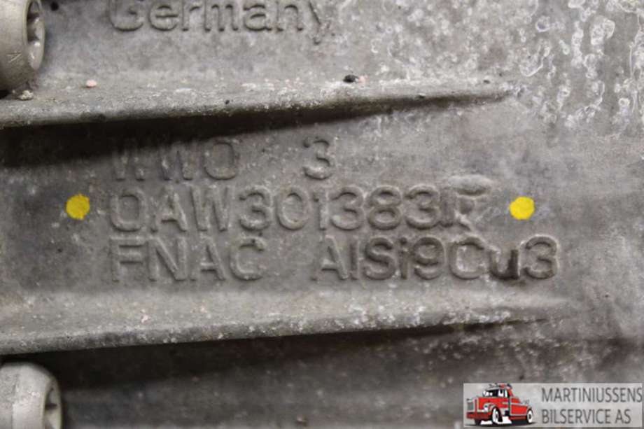 Girkasse automat til Audi A5 2007-2016 (Type I)  (AUDI|LKZ||0AW301383F)