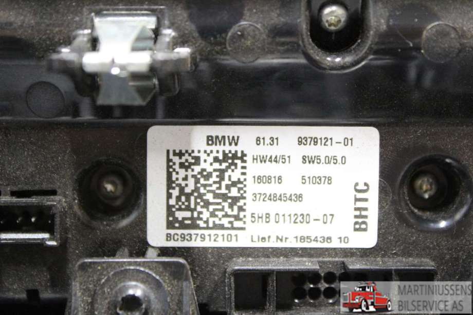 Varmeapparat betjening til BMW i3 2013-2022  (BMW||9379121-01)