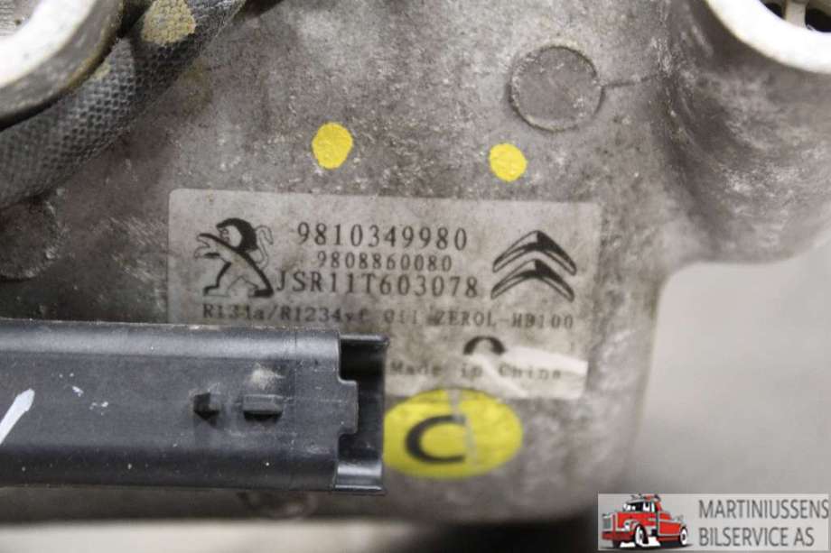 Aircondition kompressor til Citroën C3 2016-->> (Type III)  (CITROEN||9810349980)