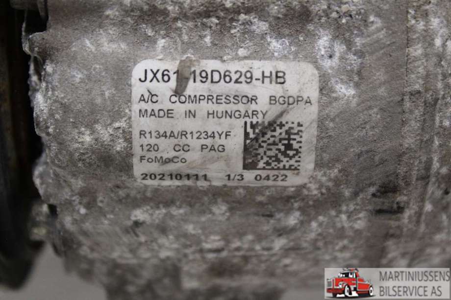 Aircondition kompressor til Ford Transit Connect 2018-->> Type II, Fase 2  (FORD||JV61-19D629-HB)