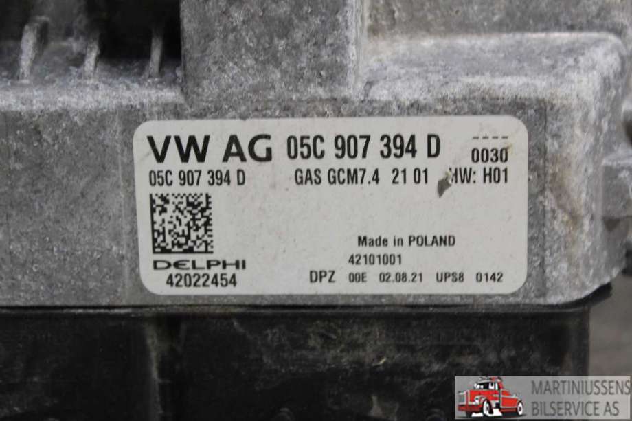 Styreenhet motor til VW Polo 2017-2021 (Type VI, Fase 1)  (WOLKSVAGEN||05C 907 394 D)