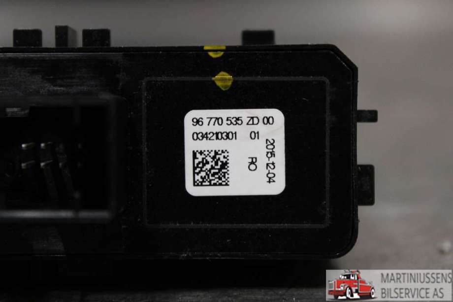 Bryter diverse til Peugeot 308 2013-2021 (Type II)  (PEUGEOT||96 770 535 ZD 00)