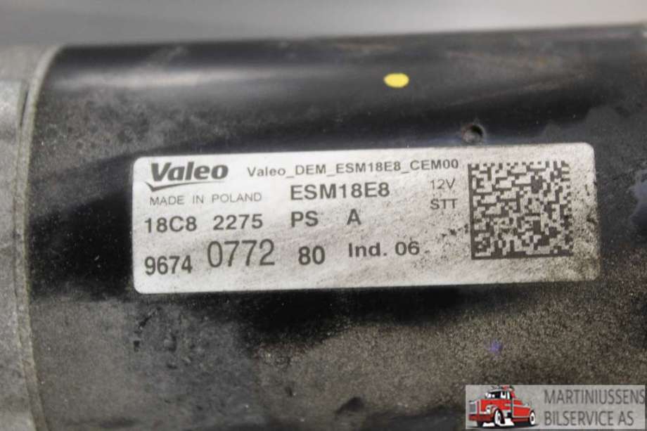 Starter til Peugeot 5008 2017-->> (Type II)  (PEUGEOT||9674 0772 80)