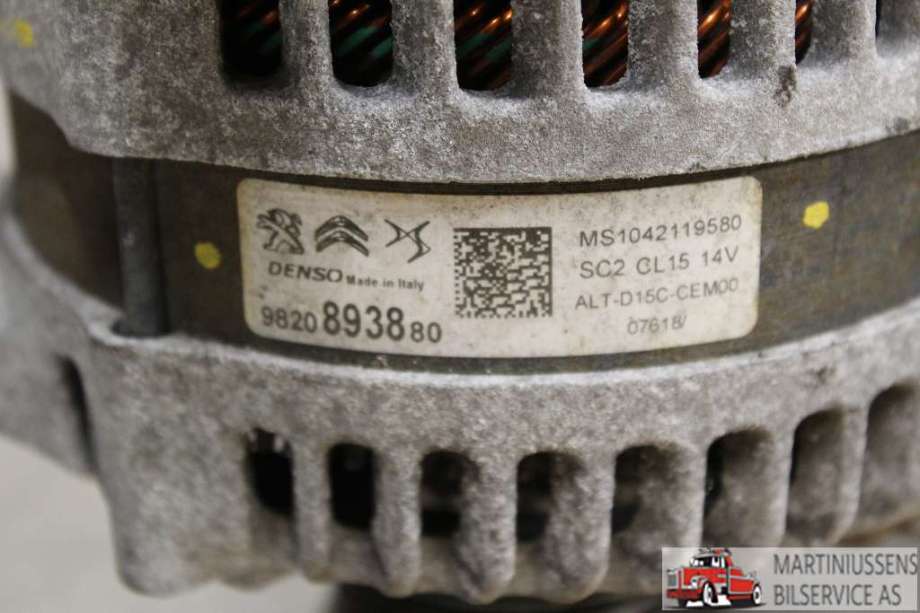 Dynamo til Peugeot 5008 2017-->> (Type II)  (PEUGEOT||9820893880)