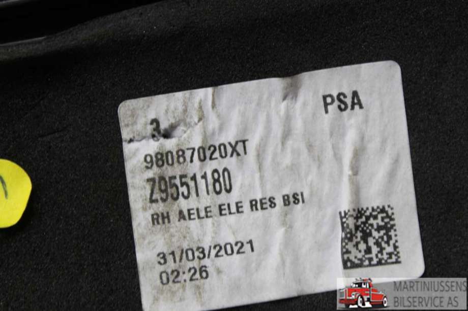 Speil høyre til Toyota Proace 2016-->> (Type II)  (TOYOTA||Z9551180)