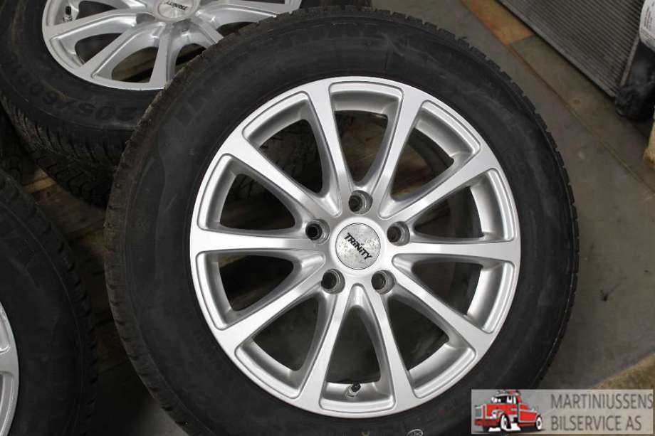 Hjulsett aluminium vinter til Annet Dekk vinter piggfri 0-->>  (-8MM|3-ET45;5X114|205/60-16)