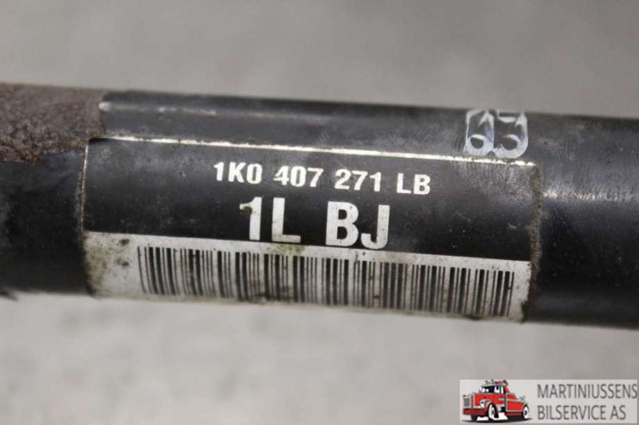 Drivaksel venstre foran til Audi A3 2009-2012 (Type II, Fase 2)  (AUDI||1K0 407 271 LB)