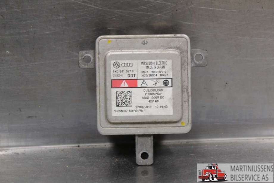 Styreenhet xenon/ballast til VW Caddy, 2015-2020 (Type III, Fase 3)  (VOLKSWAGEN|8K0.941.597 F)