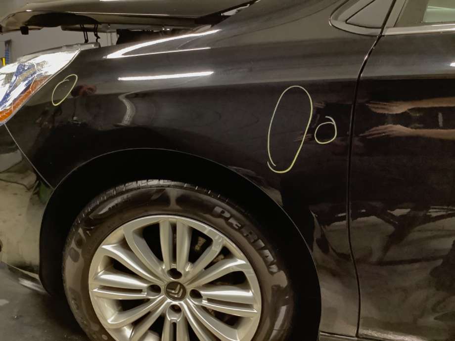 Skjerm venstre foran til Citroën C4, 2011-2017 (Type II)  (CITROEN|)