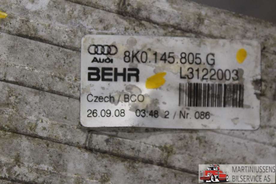 Intercooler til Audi A5 2007-2016 (Type I)  (AUDI||8K0.145.805.G)