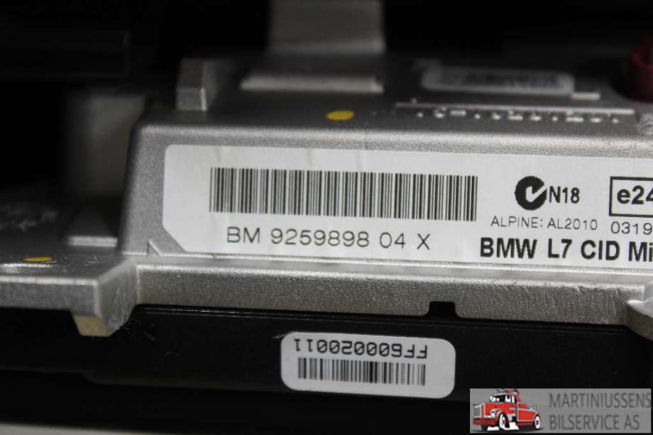 Multimedia display (MCU - Media Controller Unit) til BMW 1-Serie 2011-2015 (Fase 1) (F20/F21) (F20/F21) (BMW||BM 9259898 04 X)