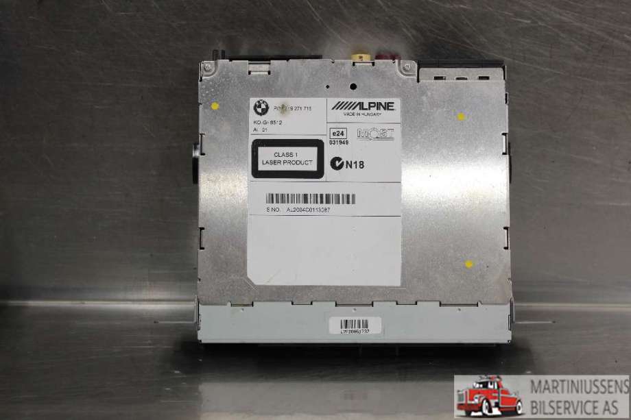 Bilstereo til BMW 1-Serie 2011-2015 (Fase 1) (F20/F21) (F20/F21) (BMW||KO-GR:6512)
