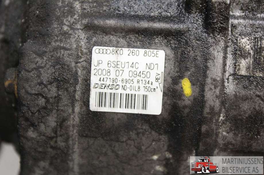 Aircondition kompressor til Audi A5 2007-2016 (Type I)  (AUDI||8K0 260 805E)