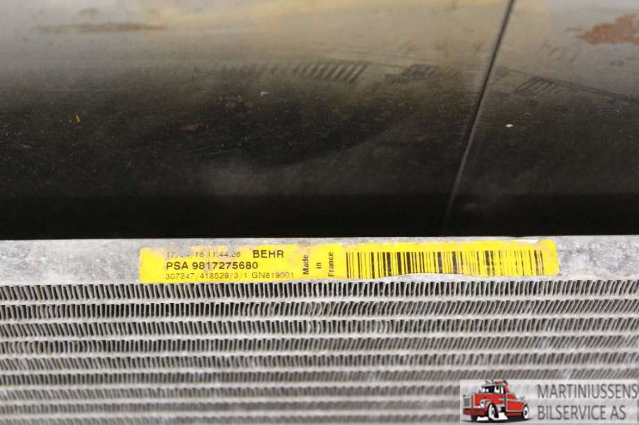 Aircondition radiator til Peugeot 5008 2017-->> (Type II)  (PEUGEOT|9817275680|)