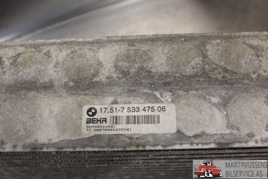 Intercooler til BMW X5 2007-2013 (E70) (E70) (BMW||17;51-7 533 475 06)
