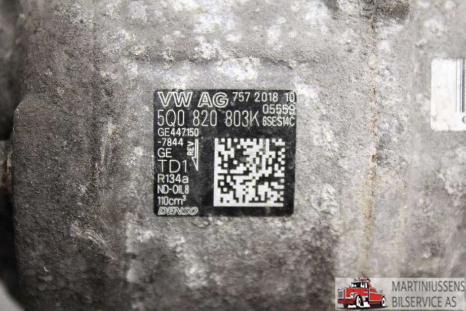 Aircondition kompressor til VW Transporter / Caravelle 2019-->> (T6.1) (T6.1) (VOLKSWAGEN||5Q0 820 803K)
