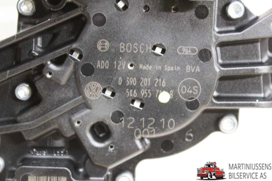 Viskermotor bakrute til VW Touran 2010-2015 (Type I, Fase 3)  (VOLKSWAGEN||0 390 201 216)